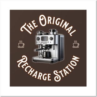 Coffee Maker Recharge Station Posters and Art